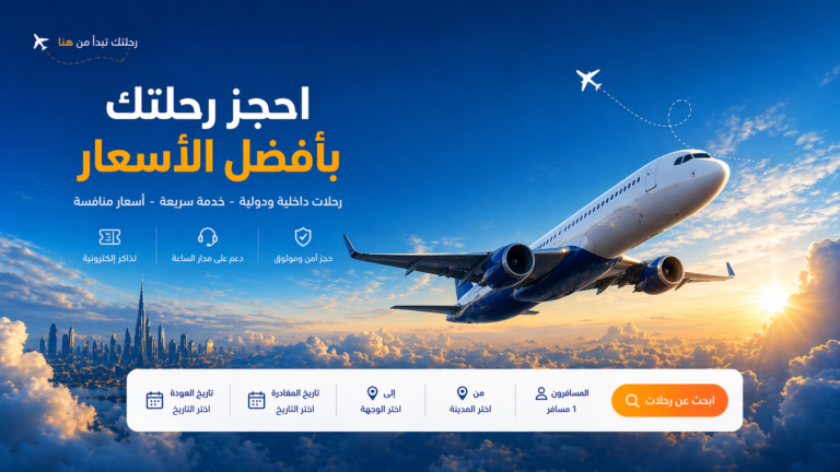 حجز تذاكر طيران سفر وفنادق رخيصة